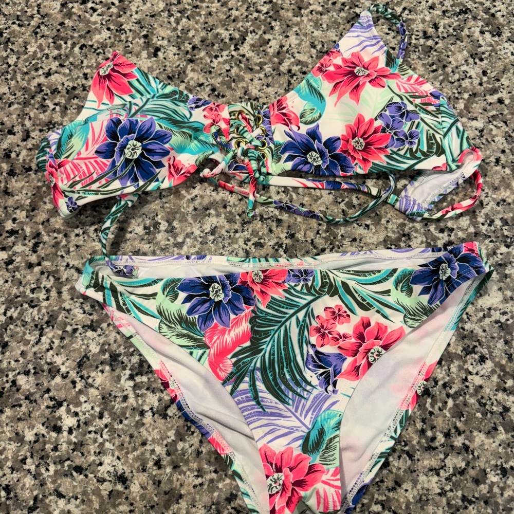 Floral Print Bikini Set